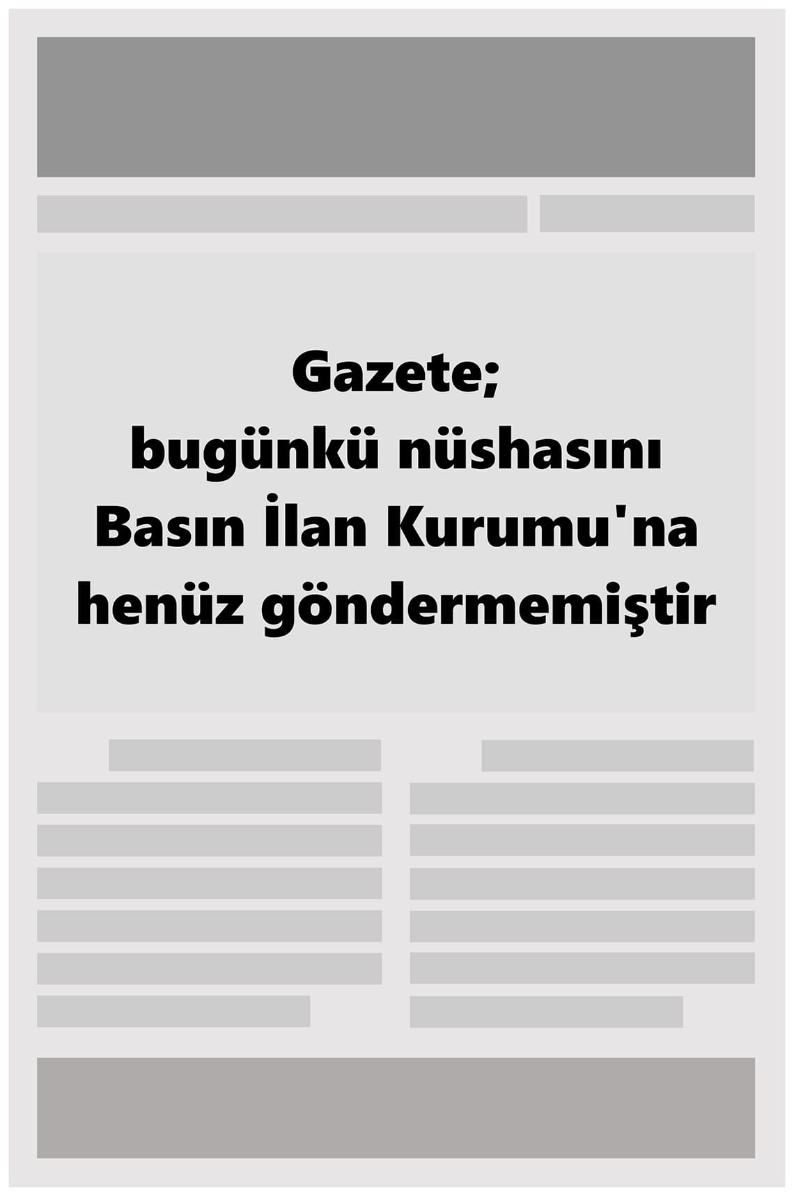 YENİ MESAJ gazetesi kapağı