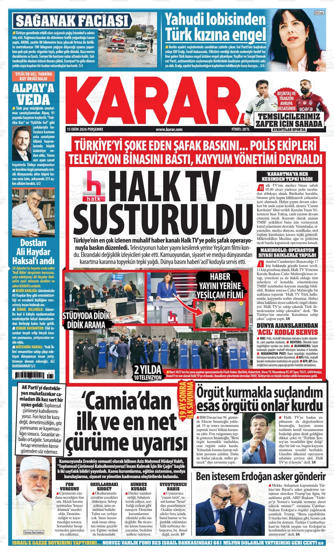 KARAR gazetesi kapağı